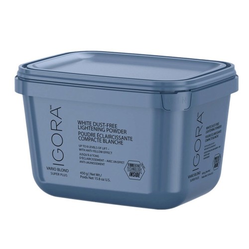 SCHWARZKOPF IGORA VARIO BLOND SUPER PLUS WHITE DUST-FREE LIGHTENING POWDER 450 GR