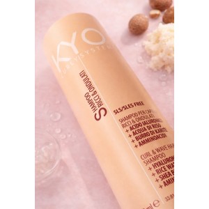 KYO Curly System Shampoo Ricci 500 ml con Acido Ialuronico senza SLS/SLES per capelli ricci e mossi 2