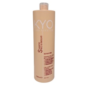 KYO Curly System Shampoo 1000ml per capelli ricci con Acido Ialuronico senza SLS SLES