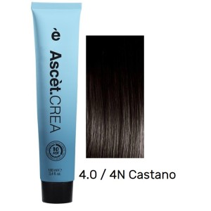 Ascet CREA 10 Minuti 4N Castano Colorazione Capelli Rapida Professionale 100 ml