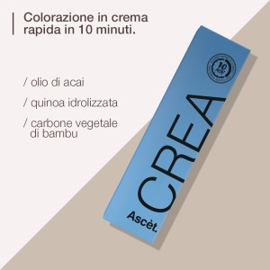 Ascet CREA 10 Minuti 5N Castano Chiaro Colorazione Capelli Rapida Professionale 100 ml 2