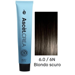 Ascet CREA 10 Minuti 6N Biondo Scuro Colorazione Capelli Rapida Professionale 100 ml