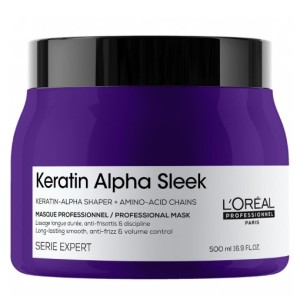 L'Oréal Professionnel Keratin Alpha Sleek Maschera Disciplinante Anticrespo 500 ml