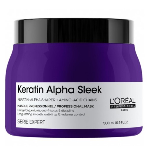 L'Oréal Professionnel Keratin Alpha Sleek Maschera Disciplinante Anticrespo 500 ml