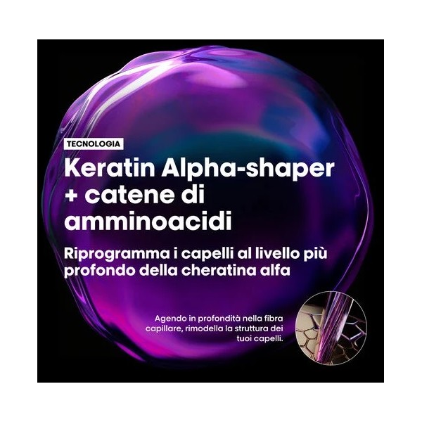 L'Oréal Professionnel Keratin Alpha Sleek Serum 50 ml Siero Anticrespo Termoprotettore