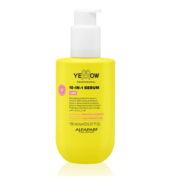 Yellow Professional Liss 10-in-1 Serum 150 ml – Siero Leave-In Anticrespo e Termoprotettore