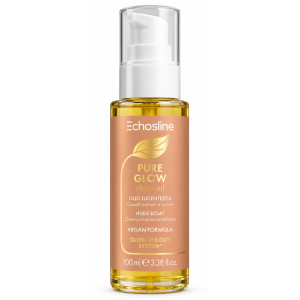 Echosline Pure Glow Shine Oil 100 ml Olio Illuminante per Capelli Spenti e Opachi