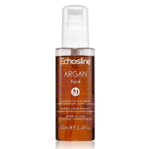 Echosline Argan Fluid 100 ml Olio Capelli Anticrespo Lucidante all’Argan