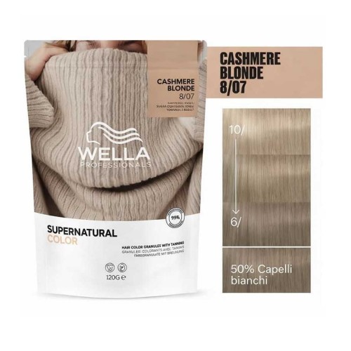 Wella Professionals Supernatural Color 8/07 Cashmere Blonde 120 g