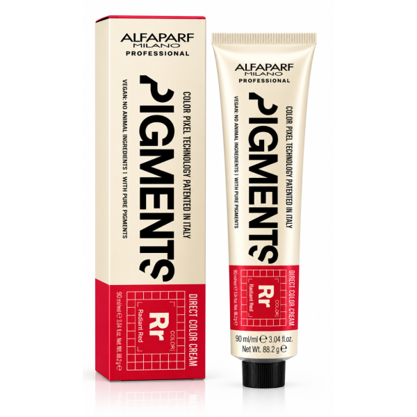 Alfaparf Pigments Radiant Red RR 90 ml – Colorazione Diretta Rosso Intenso