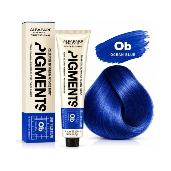 Alfaparf Pigments Ocean Blue OB 90 ml – Colorazione Diretta Blu Capelli