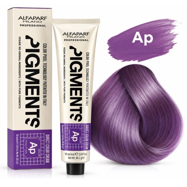 Alfaparf Pigments AP Aster Purple 90 ml – Colorazione Diretta Viola in Crema