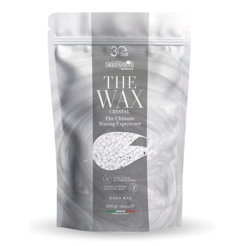 SkinSystem The Wax Crystal 800 g cera brasiliana elastica in perle senza strisce