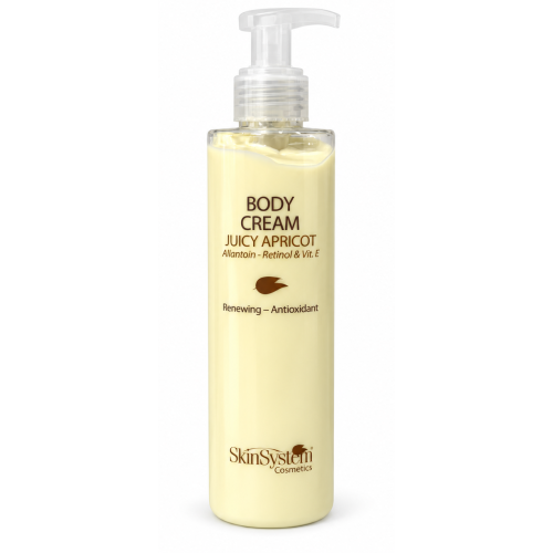 SkinSystem Body Cream Juicy Apricot 250 ml crema corpo idratante profumata all'albicocca
