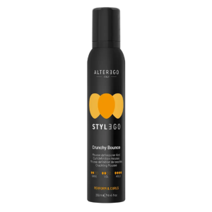 Alter Ego Stylego Chrunchy Bounce 250 ml gel mousse tenuta forte per capelli ricci e mossi
