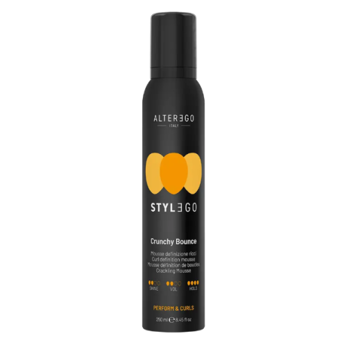 Alter Ego Stylego Chrunchy Bounce 250 ml gel mousse tenuta forte per capelli ricci e mossi