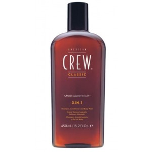 SHAMPOO, CONDITIONER AND BODY WASH 3-IN-1 250 ML AMERICAN CREW
