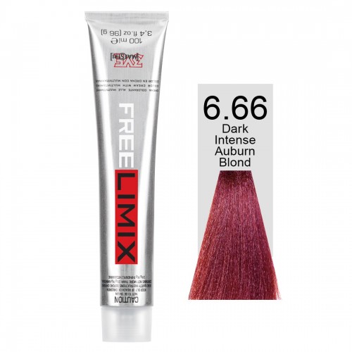 FreeLimix 100ml. 6.66 - Biondo scuro rosso intenso - Dark Intense Auburn Blond