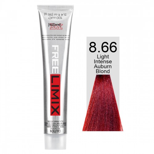 FreeLimix 100ml. 8.66 - Biondo chiaro rosso intenso - Light Intense Auburn Blond