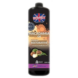Shampoo per Capelli Deboli e Secchi Olio di Macadamia 1000ml RONNEY