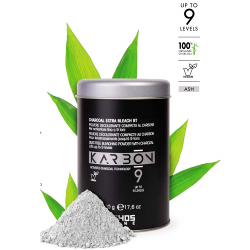 POLVERE DECOLORANTE COMPATTA AL CARBONE - KARBON 9 - 500 GR ECHOS LINE